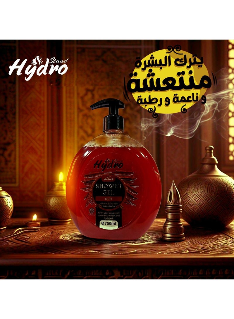 Hydro Stand Shower Gel Oud 750ml  - Image 3