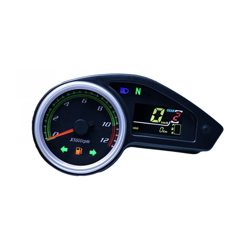DEMULAX Motorcycle Odometer Speedometer Tachometer Cluster - Image 5