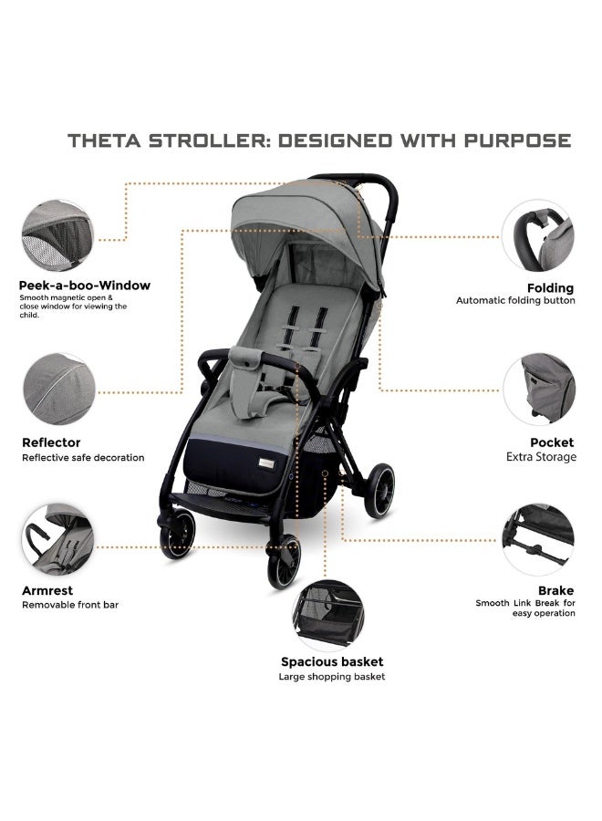 نيوبريز عربة أطفال قابلة للطي أوتوماتيكية خفيفة الوزن للسفر - Image 2