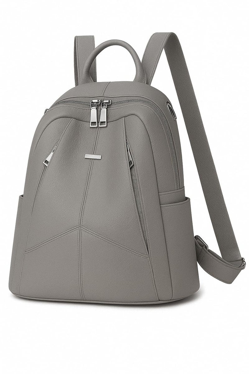 MUCHOVA Laptop Backpack for Women School Bag for Teens Stylish Premium Bag for Girls Classic Lightweight Handfree Shoulder Bag Teen Girls (Black) (Dark Grey) - Image 1
