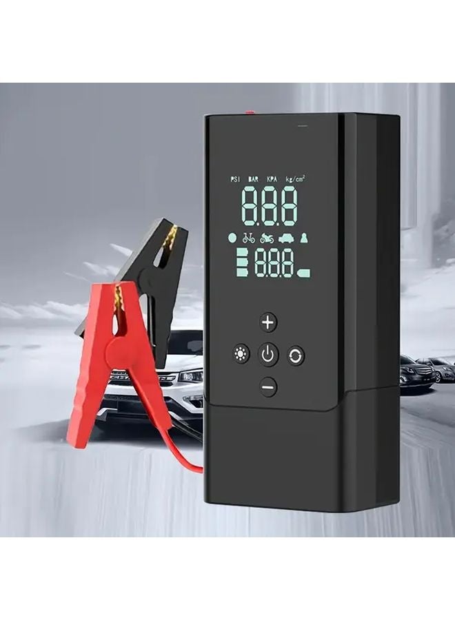 بلاك 9 في 1 مطلق قفز السيارات مع ضاغط هواء 150 رطل/بوصة مربعة و مصباح يدوي LED - Image 5