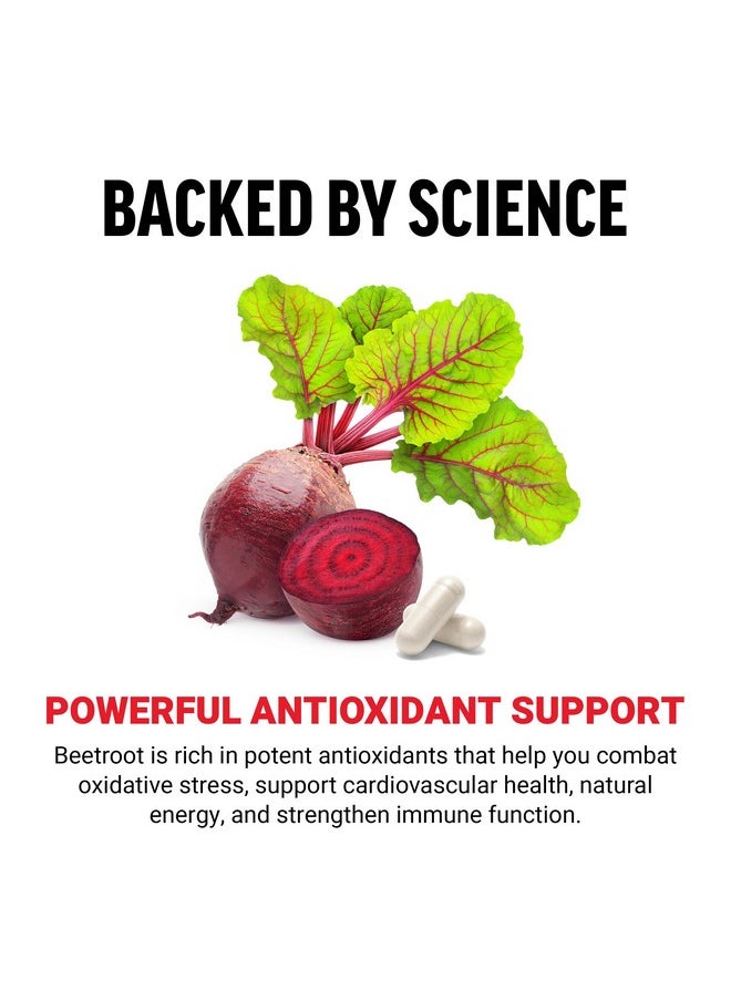 Force Factor FORCE FACTOR Irish Sea Moss + Beet Root Supplement to Support Immunity, Circulation, Natural Energy, Heart Health, with Antioxidants, Non-GMO, Vegan-Friendly, Soy-Free, 120 Vegetable Capsules  - Image 3