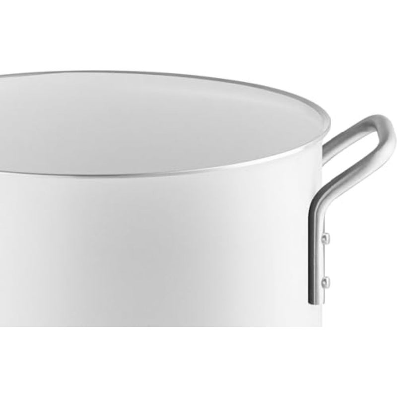 Eva Solo 2.5 L White Line Pot Ceramic Slip-Let® Non-Stick Coating, Durable Aluminium, Even Heat Distribution, Dishwasher Safe, Induction Compatible Casserole 4.8Ltr 20cm - Image 4