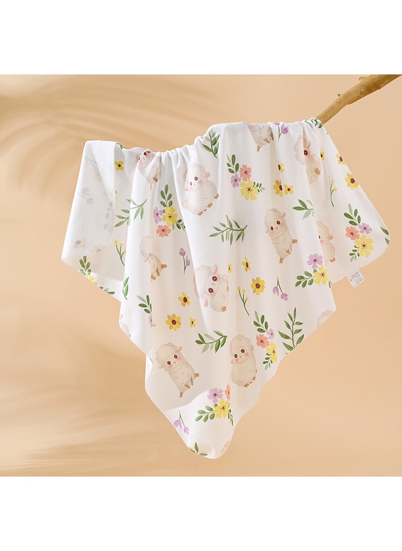 Generic Newborn Cotton Swaddle Wrap 0-3 Months Sheep 
