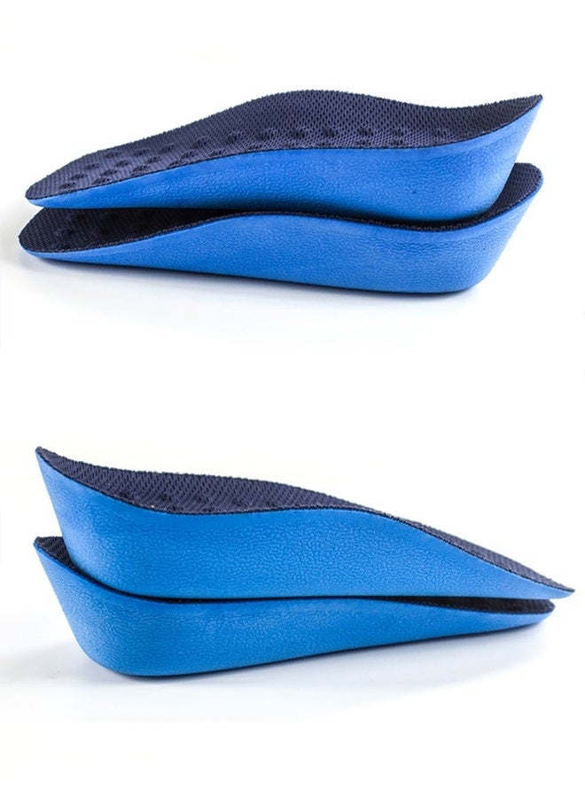 Height increasing Insole, Heightening 1.6'' Insole for Men, Arch Support Half-insert Shock-absorbing Heel Lift Pad for Men, Can Be Worn in Socks, Comfortable and Breathable Height-increasing Insole - Image 3