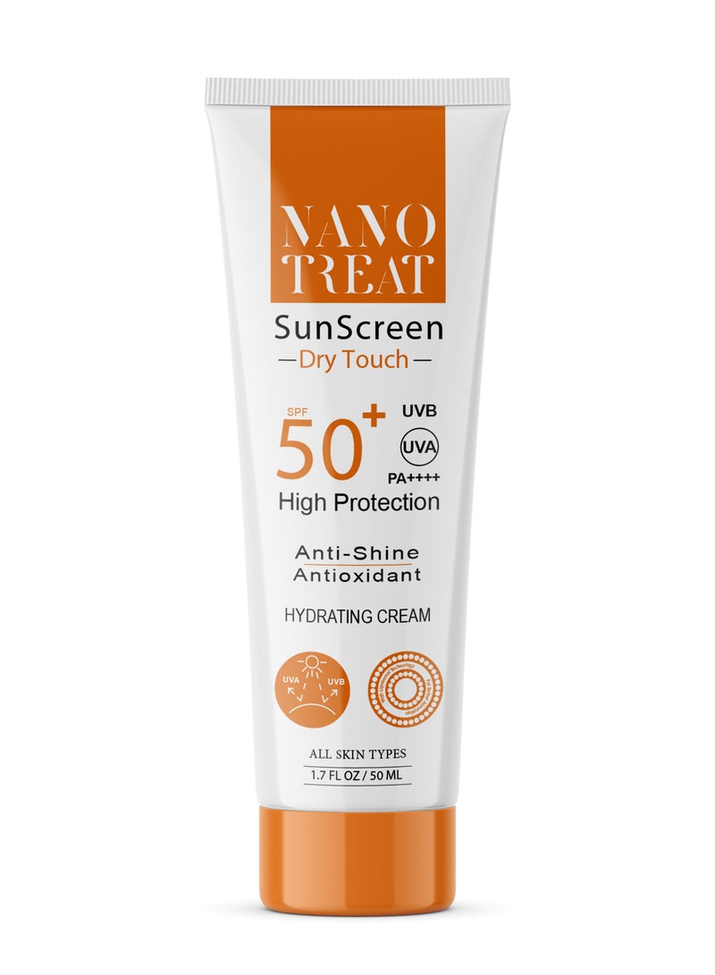 Nano Treat SunScreen 50+ Dry Touch Gel Cream Offer 1+1 Free - Image 2