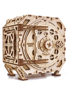 Wood Trick Wood Trick Safe Wooden Model Kit for Adults and Kids to Build - DIY Locker Puzzle Box with Combination - Mechanical - Store Your Precious Items - Heavy Duty Design - 3D Wooden Puzzle  - Image 5