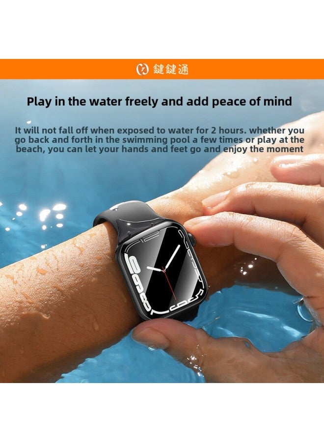 For Iwatch6 Generation 7ultra Apple Watch Film S9applewatch Tempered Water Gel Film S10 Protective Film-Color:4th Generation Tpu Watch Film (special Price)-Size:41mm (S7/8/9)  - Image 5