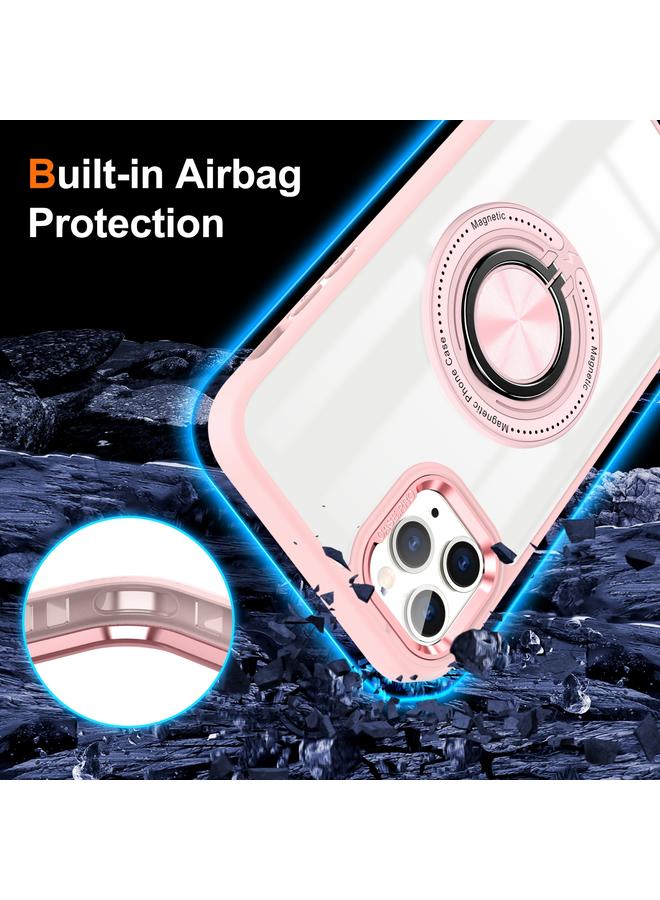 Zaboon Case For iPhone 11 Pro Max Magnetic Rotating Ring Holder Phone Case - Image 3