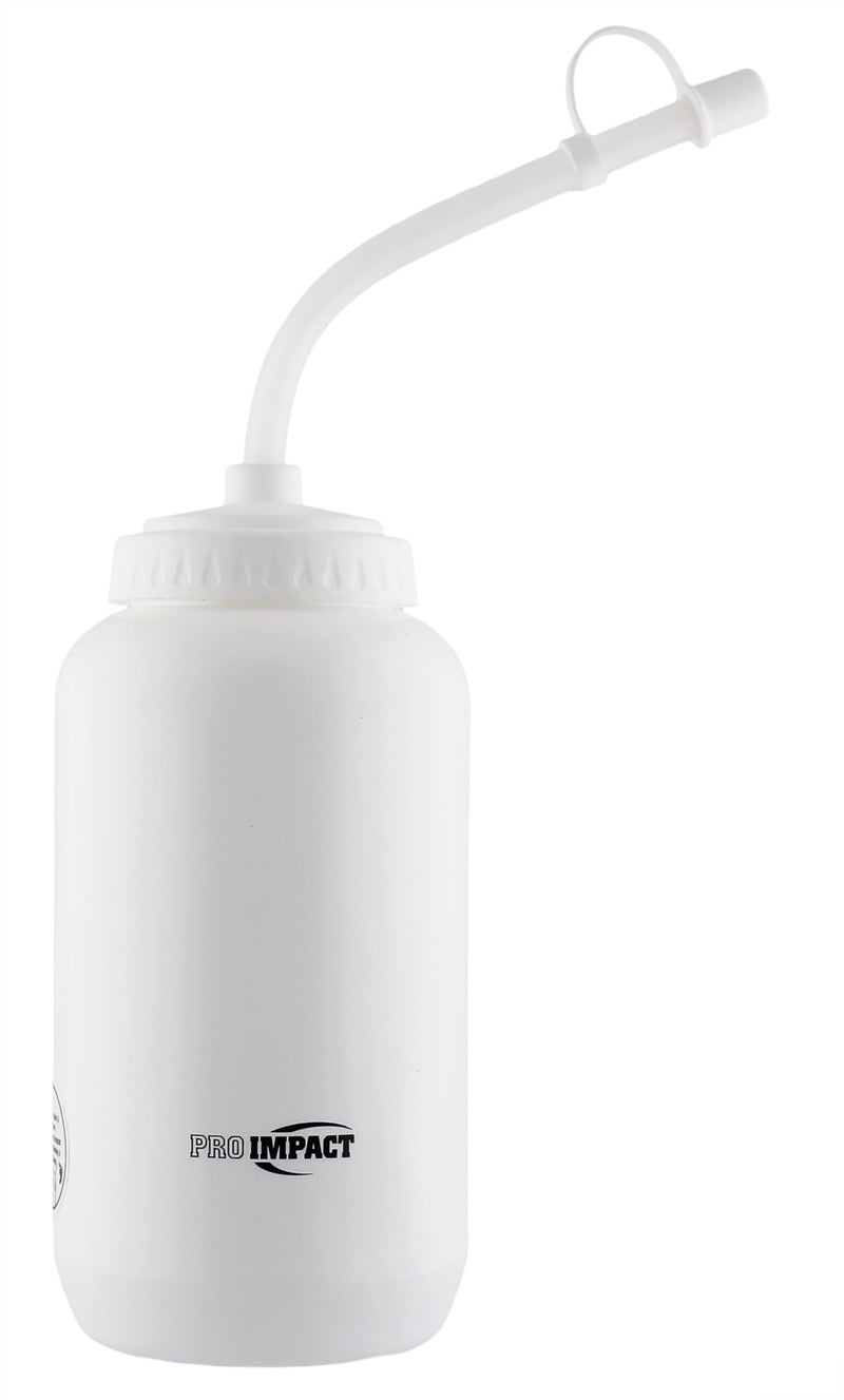 Pro Impact Squeezable Water Bottle Bendable Long Straw - LDPE BPA Free Plastic - Hydration for Baseball Hockey Gym MMA Yoga Boxing Cycling Softball Football Lacrosse (35.5 Oz.) - Image 1