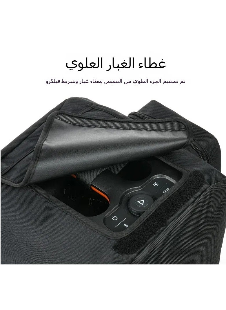 General For JBL Partybox Encore Essential Body Case Microphone Side Storage Bag (Black)  - Image 4