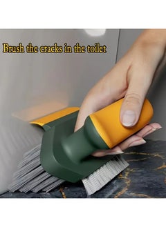 Goolsky 1pc, Three-Sided Floor Brush for Bathroom and Toilet Cleaning - Scraping and Groove Gap Brush with Three-Sided Bristles - Bathroom Supplies and Cleaning Tools  - Image 2