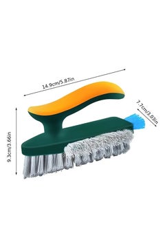 Goolsky 1pc, Three-Sided Floor Brush for Bathroom and Toilet Cleaning - Scraping and Groove Gap Brush with Three-Sided Bristles - Bathroom Supplies and Cleaning Tools  - Image 4