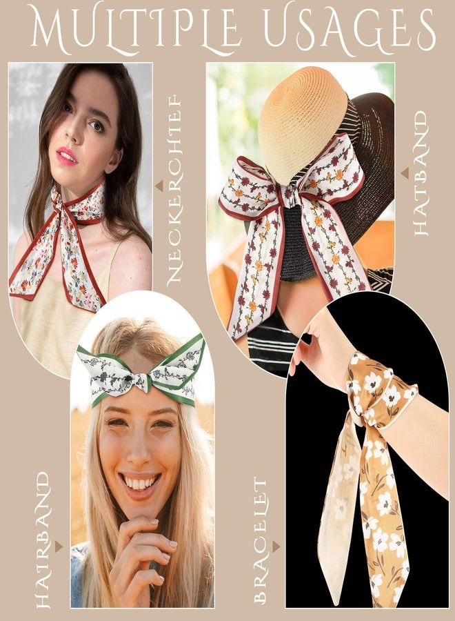Shyyween 72 Pcs Bulk Purse Scarf Headband for Women Hair Purse Scarf Handbag Neck Ribbon for Christmas Women Headband Gift (Stylish Style) - Image 5