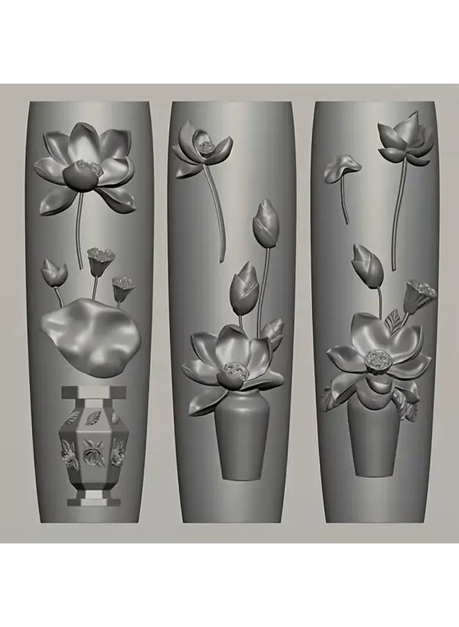 Lotus Flower Silicone Nail Art Mold AM 210 Transparent DIY Nail Design - Image 5