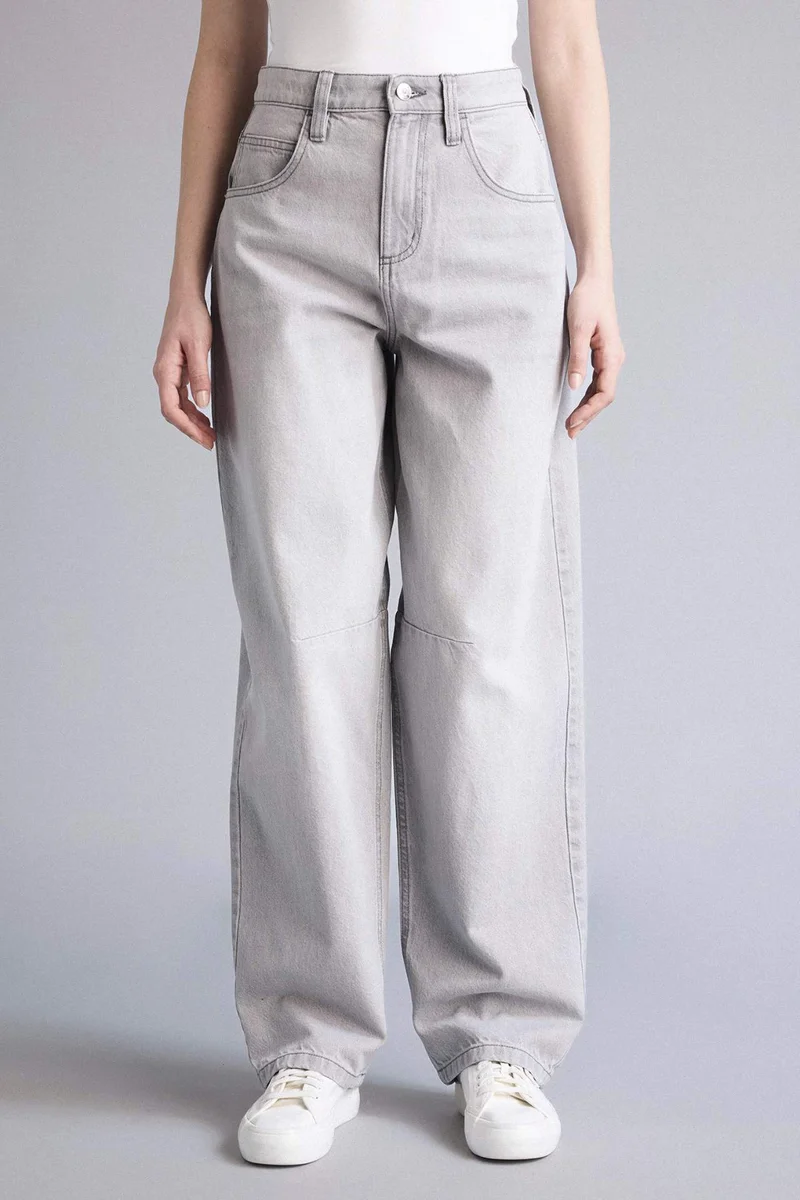 Defacto  Baggy Fit Regular Leg High Waist Jeans for Women | Best Price UAE