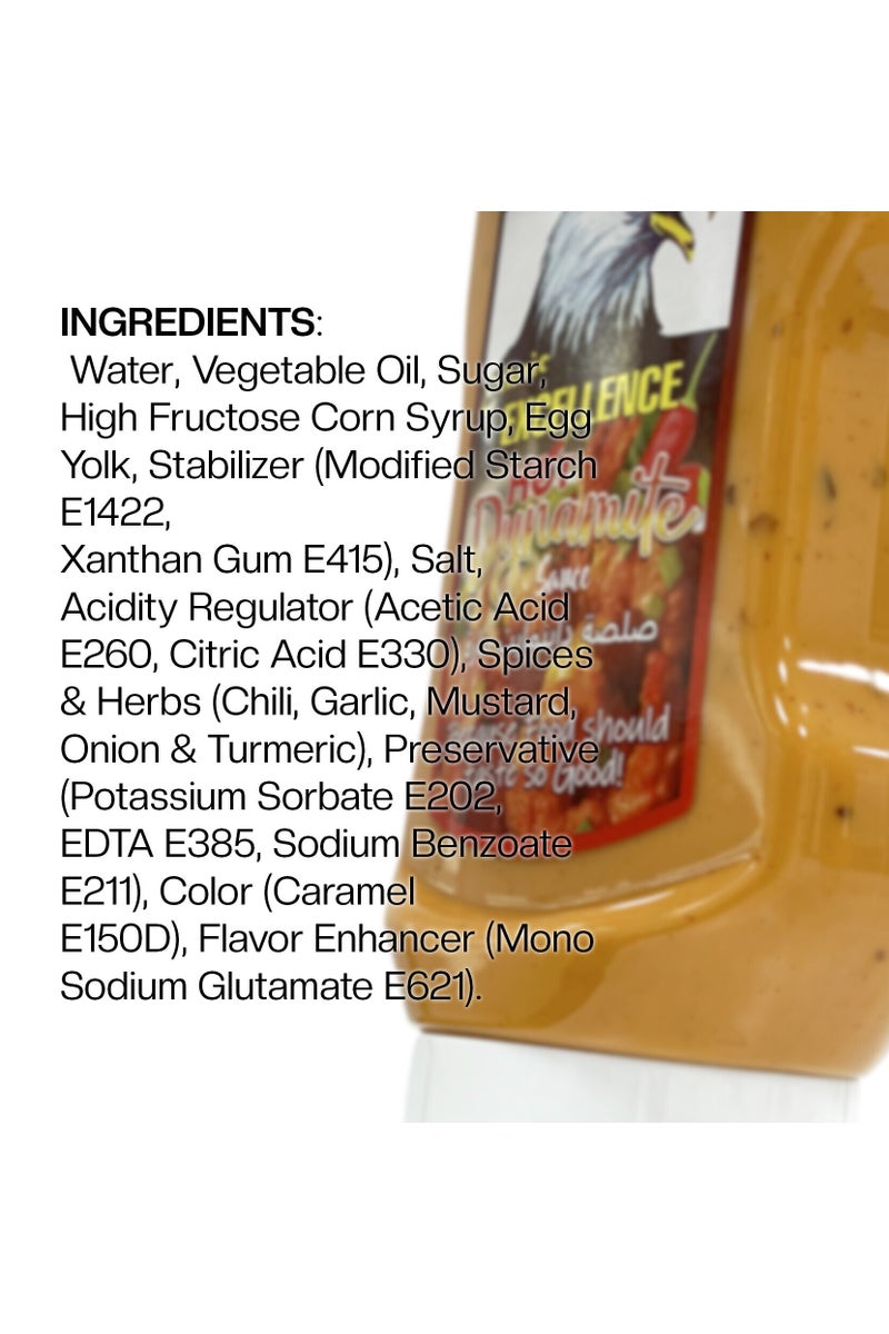Excellence Hot Dynamite Sauce 315ml - Image 4