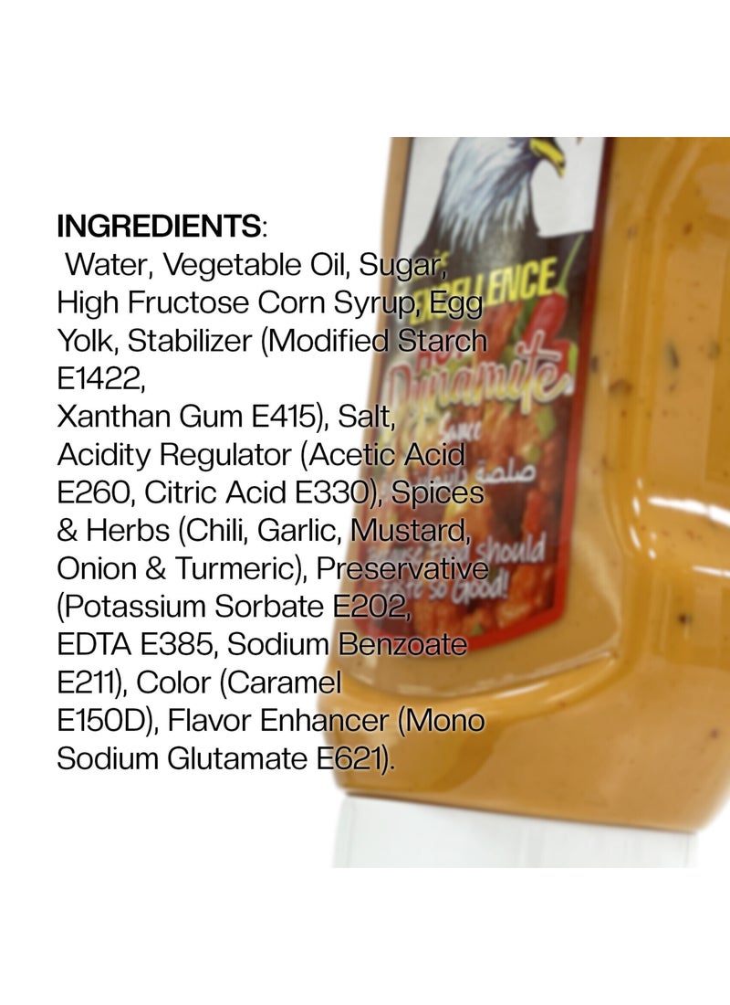 Excellence Hot Dynamite Sauce 315ml - Image 3