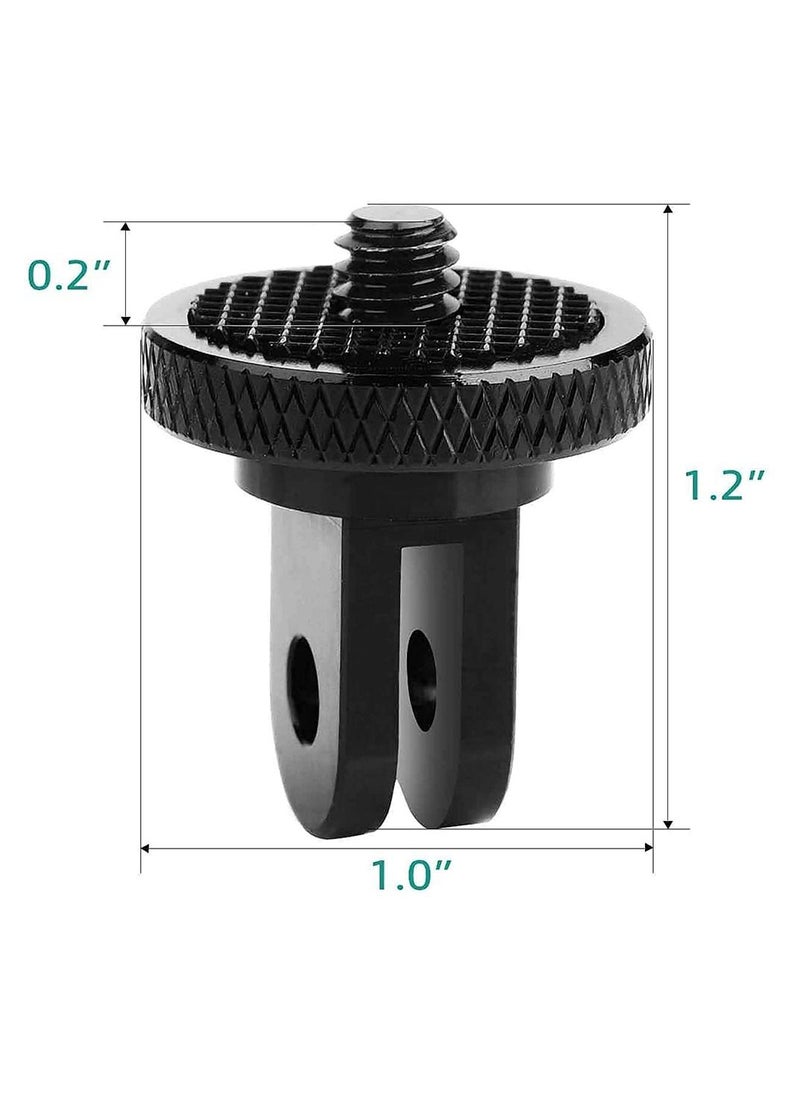 Camera Tripod Mount Adapter 2-Piece for GoPro Hero Insta360 ONE X2