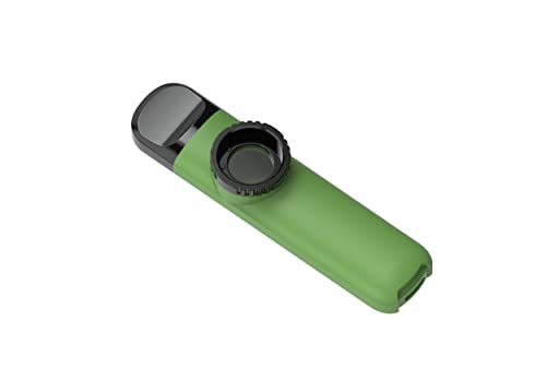 Koldot Kazoo Easy to Learn Musical Instruments Colorful Kazoos with 4 Replacement Flutes Diaphragms Lanyard Green - Image 1