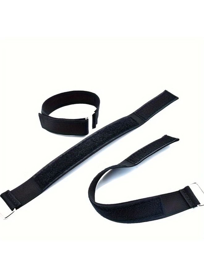 Heavy Duty Black Braided Belt 1 18x23 62 Inch Adjustable Strap For Industrial Medical Outdoor Use - Image 4