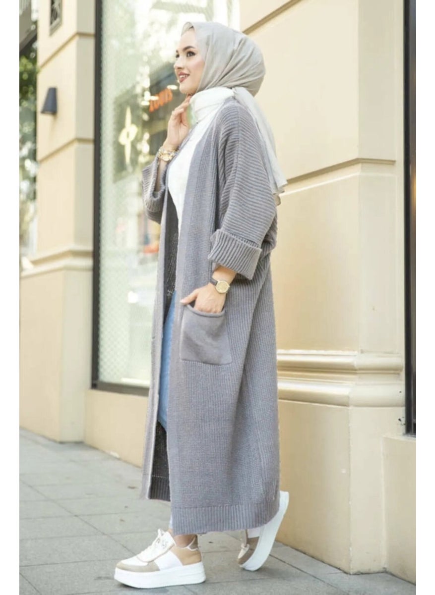 Işılda Fashion - Women's Clothing Knitwear Long Cardigan - Image 1