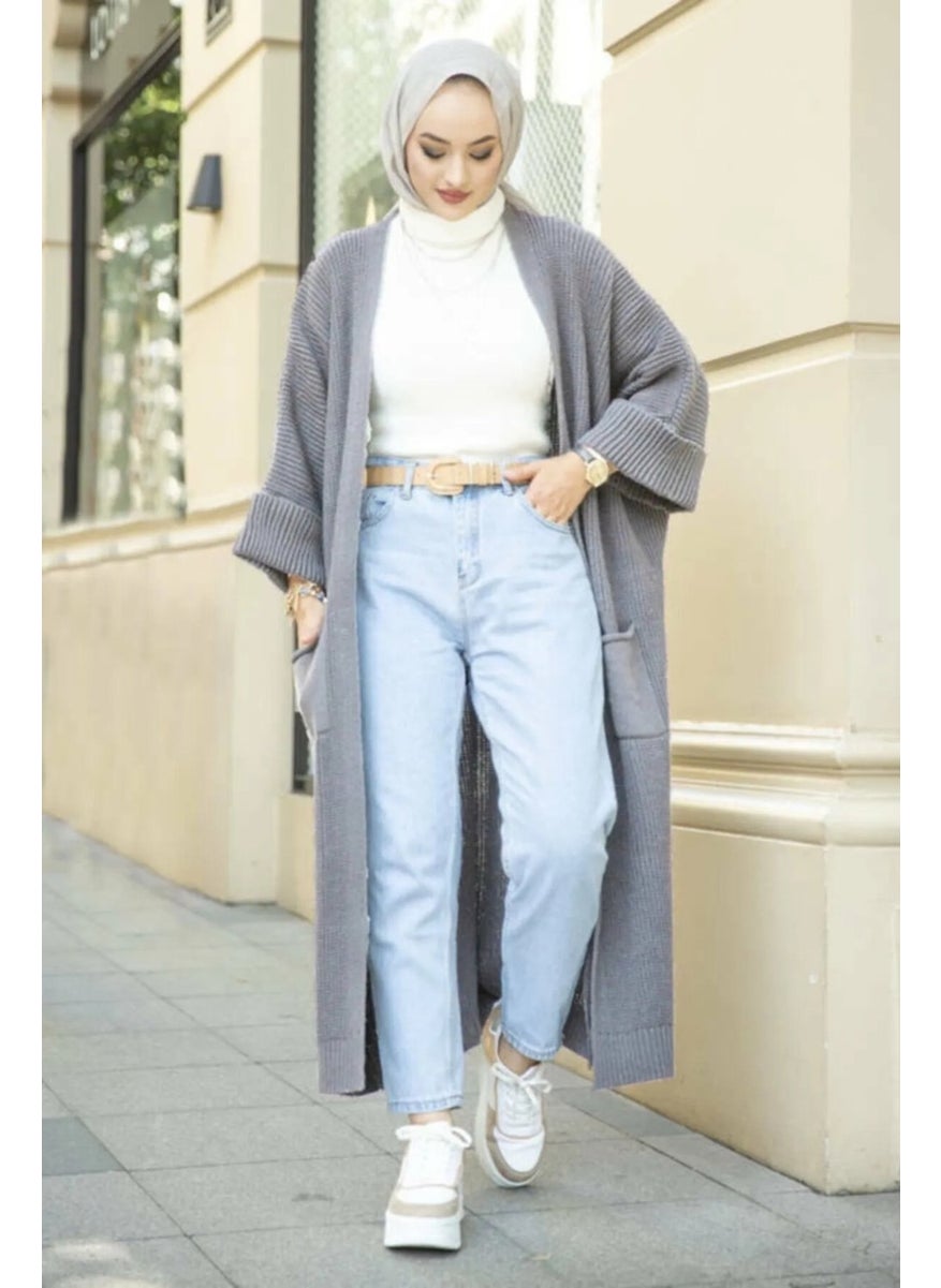 Işılda Fashion - Women's Clothing Knitwear Long Cardigan - Image 1
