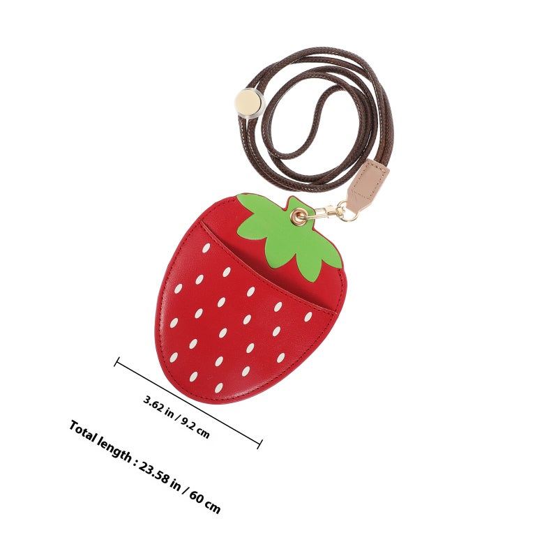 Cartoon Id Card Sleeve With Lanyard Reusable Badge Protector Card Sleeve Id Card Holder - Image 2