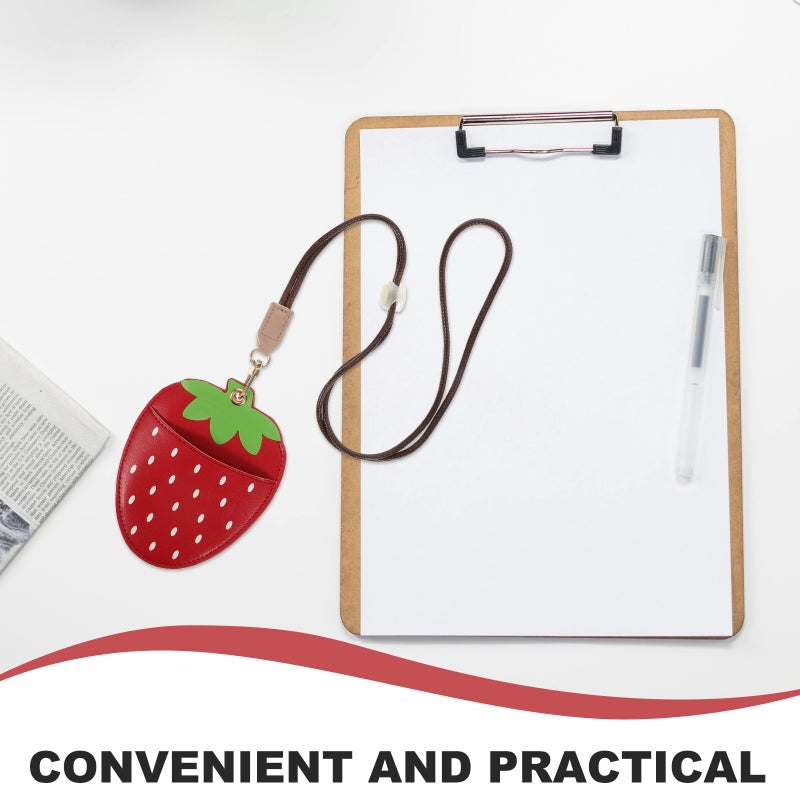 Cartoon Id Card Sleeve With Lanyard Reusable Badge Protector Card Sleeve Id Card Holder - Image 4