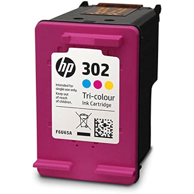 HEWLETT PACKARD DESKJET 2132 ORIGINAL PRINTER CARTRIDGES INK CARTRIDGE 302 MULTIPACK F6U65AE INK CARTRIDGES SET X4D37AE 1X BLACK F6U66AE 1X COLOUR F6U65AE - Image 3