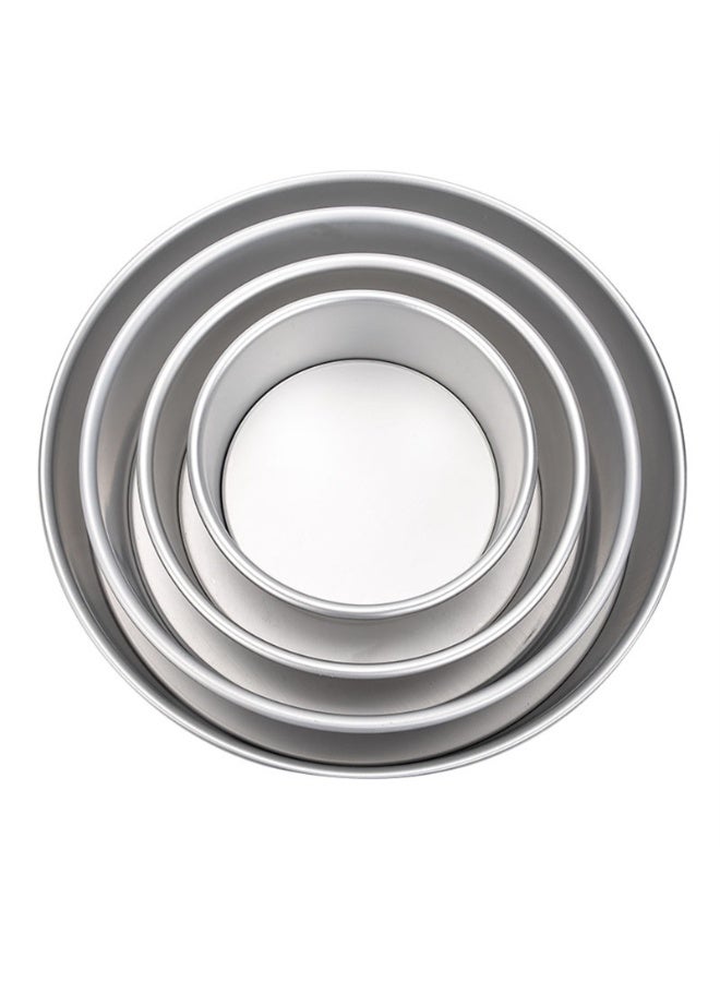 Aluminum Alloy Cake Pan with Removable Bottom, Cake Mold Baking Tool Set of 5 (Sizes 2/4/5/6/8 Inches) - Image 3
