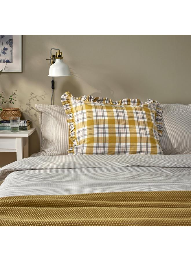 erorex Pillowcase, multicolour/check, 50x80 cm - Image 4