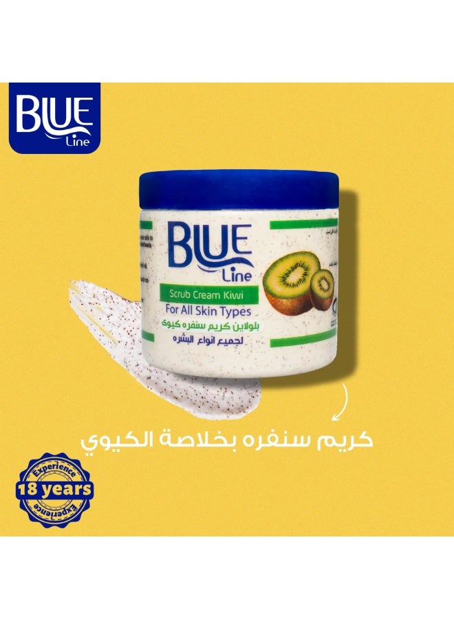 بلو لاين كريم مقشر للوجه بنكهة الكيوي 300 غرام - Image 2