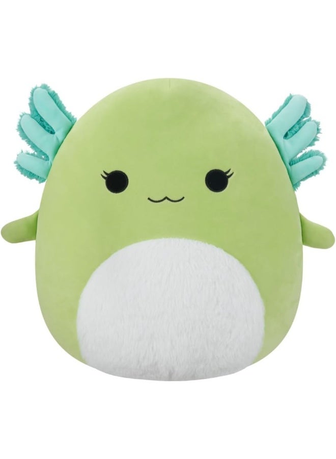 Squishmallows Mypsy Green Axolotl Jumbo Plush Toy, 16 Inch Size - Image 1