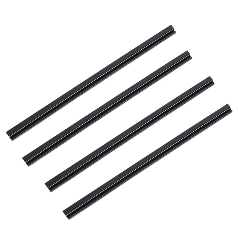 KIDWILL 2pcs Silicone Car Side Mirror Rain Visor Strip – Waterproof Car Window Wiper Guard, Anti-Rain Protection Strip for Mirrors & Windows, Clear Driver & Passenger Window Vision, Car Rubber Blade - Image 1