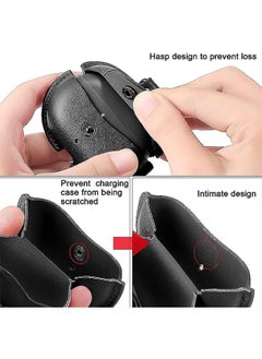 Muyixin Beats Studio Buds Case 2021 Full-Body Soft Shell Protective Leather Cover with Keychain  - Image 2