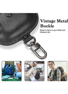Muyixin Beats Studio Buds Case 2021 Full-Body Soft Shell Protective Leather Cover with Keychain  - Image 3