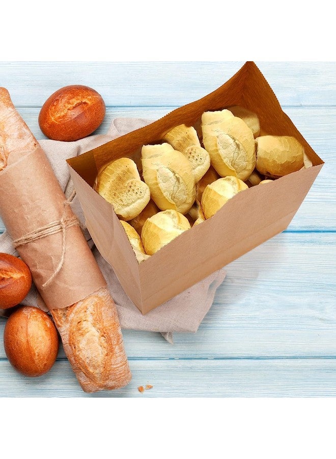 Rangit Bhumi - Brown Paper Lunch Bags - 6.5X11X3.5 In Small 50Pcs- Kraft Paper Carry Bags For Grocery, Snacks Food Take Away, Disposable Eco Friendly Paper Covers(Small, 50) - Fold Top - Image 5