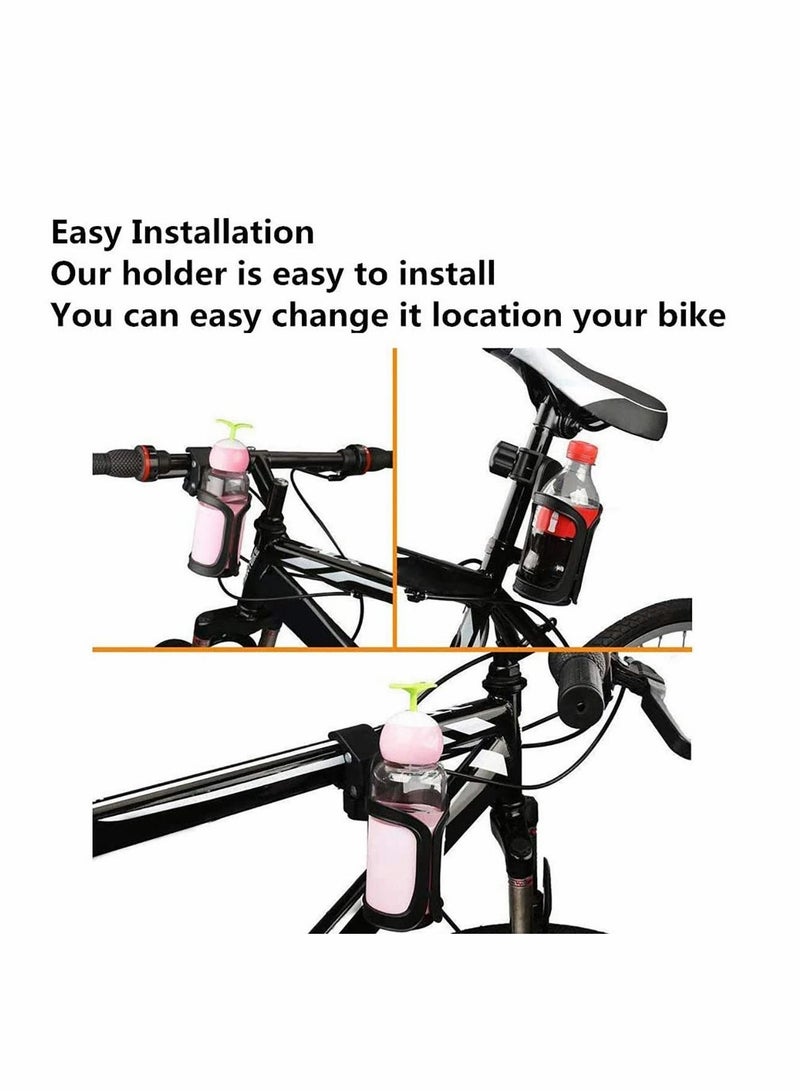 KASTWAVE Cup Holder,Parent Cup holder, Bottle Holder, 360 Degree Universal with 2 Hooks 1 Carriage Clamp,Used for Trolley, Bicycle, Wheelchair, Baby Stroller - Image 5