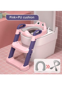 Gonice Toddler Toilet Seat with Adjustable Step Stool Ladder,2 in 1 Foldable Kids Toilet Training Seat  - Image 5