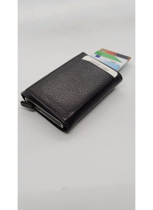Deribond Leather Mechanism Men's Card Holder Wallet  - Image 1