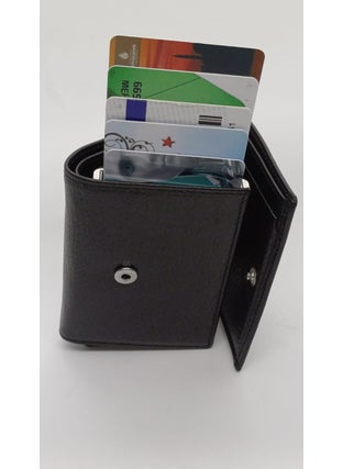 Deribond Leather Mechanism Men's Card Holder Wallet  - Image 3