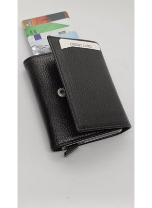 Deribond Leather Mechanism Men's Card Holder Wallet  - Image 2