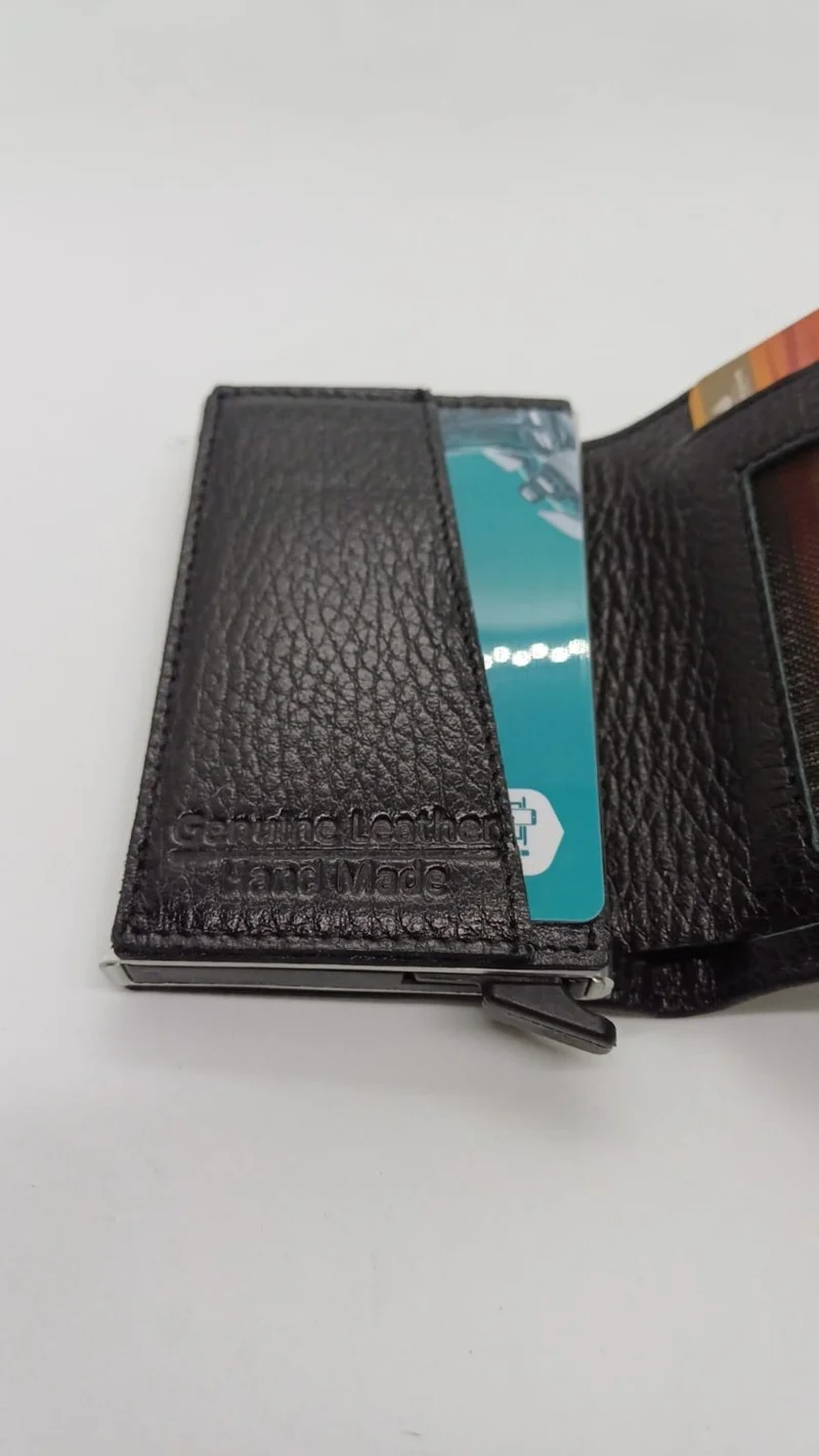 ديريبوند Leather Mechanism Men's Card Holder Wallet