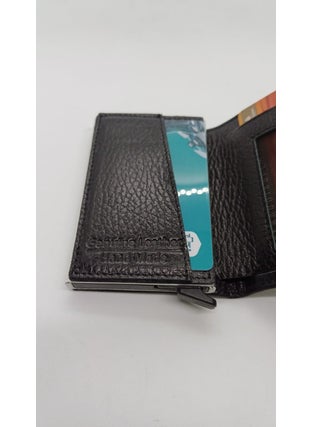 Deribond Leather Mechanism Men's Card Holder Wallet  - Image 4