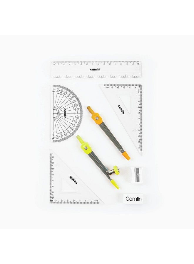 Camlin Kokuyo Scholar Mathematical Drawing Instruments with Pen Pencil … - Image 4