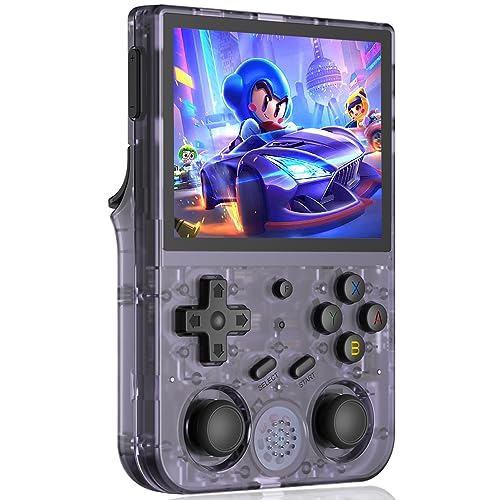 Aivuidbs RG353V Retro Handheld Game with Dual OS Android 11 and Linux,RG353V with 64G TF Card Pre-Installed 4452 Games Supports 5G WiFi 4.2 Bluetooth Online Fighting,Streaming and HDMI - Image 1