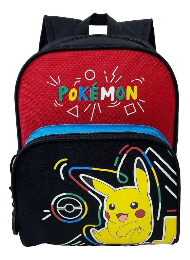 Pokemon Pokemon Kids Backpack School Backpack 30cm Pikachu School Supplies Backpack Black Official Product  - Image 1