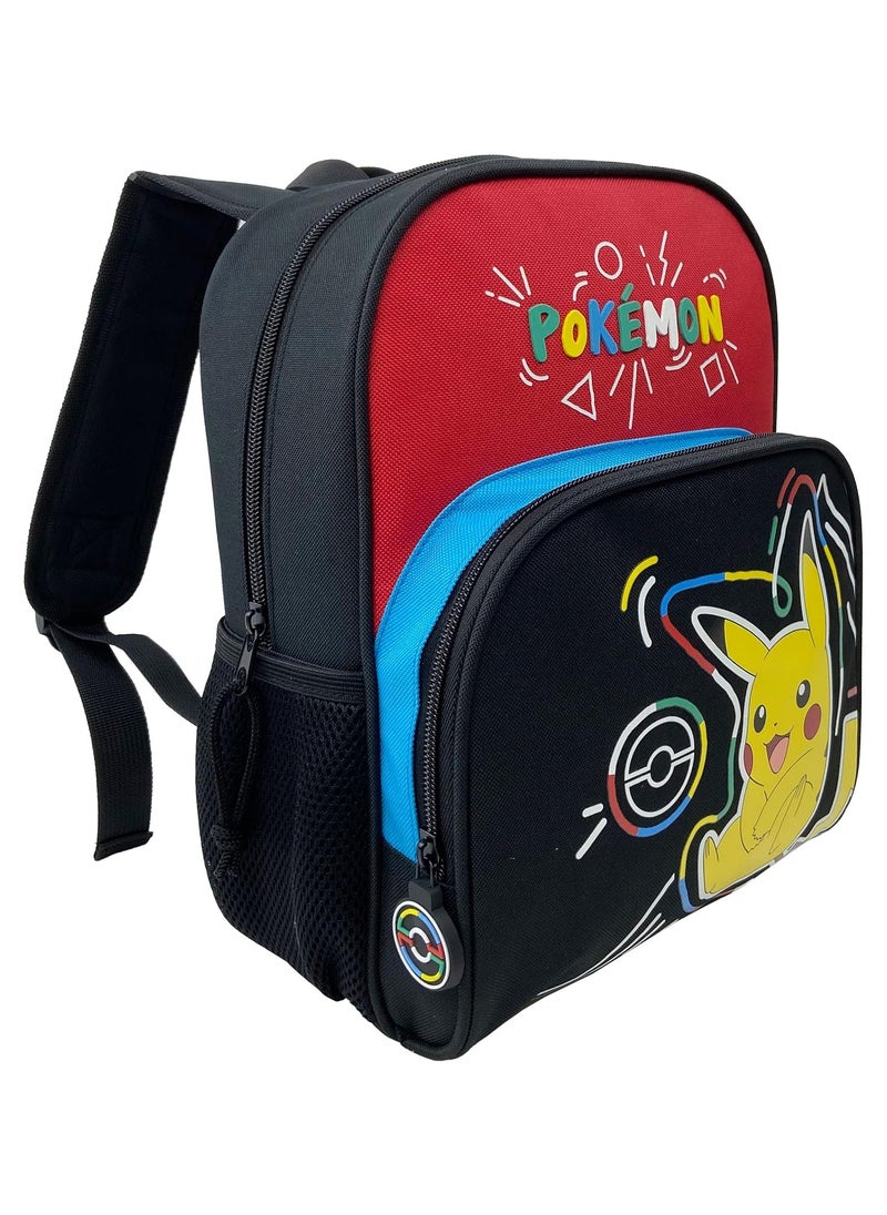 Pokemon Pokemon Kids Backpack School Backpack 30cm Pikachu School Supplies Backpack Black Official Product  - Image 2