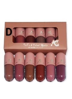 AMYTIS GARDEN A set of 6 long-lasting lipsticks in multi-coloured colours  - Image 1